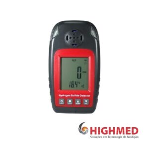 DETECTOR DE GÁS SULFÍDRICO (H2S) DIGITAL PORTÁTIL - HM-864