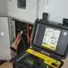 Ensaio de tensão aplicada Hipot DC 120KV
